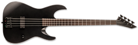 LTD M-4 Black Metal 4-String Electric Bass Guitar
